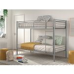 Vipack stapelbed Pino hoog - grenenhout - 182x105,3x209,3 cm - Leen Bakker