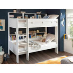 Stapelbed GUST 90x200 cm wit
