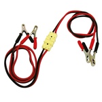 2 x Startkable Accu startkabel Startkabel auto Accukabels rood /Zwart Ampere: 300 Kabel Lengte: 3.5m