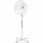 Ventilator - Aigi Lunom - Statiefventilator - Afstandsbediening - Staand - Rond - Mat Wit - Kunststof