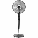 Ventilator - Trion Istido - Statiefventilator - Staand - Rond - Glans Chroom - Aluminium
