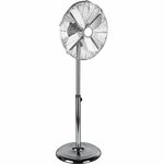 STATIEFVENTILATOR ZWART 45W