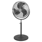 Ventilator - Aigi Unimo - Vloerventilator - Staand - Rond - Mat Zilver - Kunststof