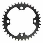 Samox pd-r4-nw kettingblad 36t 104mm 3/32-11/128 staal narrow wide zwart