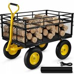 VEVOR Opvouwbare Wagen Tuin Wagen Strandkar Steekwagen Transportwagen Tuinwagen Apparatuurwagen Steekwagen max 635kg