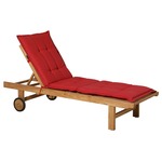 Madison balkonparasol sun wave 270x150 cm steenrood