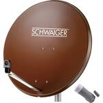 Schwaiger SPI996.2 Satellietschotel 80 cm Reflectormateriaal: Staal Steenrood