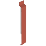 Keralit eindprofiel 17 mm Steenrood (2806)