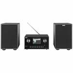 TechniSat DIGITRADIO 750 Stereoset AUX, Bluetooth, CD, DAB+, FM, USB Incl. afstandsbediening, Incl. luidspreker, Spotify 2 x 50 W Zwart/zilver