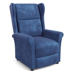 Bronx71 Fauteuil Emily Ribstof Blauw.