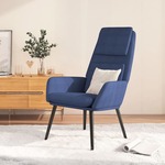 Fauteuil Ventura - stof - donkerblauw - Leen Bakker