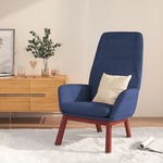 Fauteuil Lucera - stof Sawana - donkerblauw - Leen Bakker