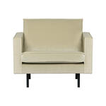 Fauteuil Lucera - stof Letto - donkerblauw - Leen Bakker