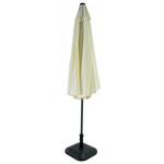 Stokparasol Gemini 300 cm met volan ecru
