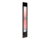 Sunshower Pure Mat Zwart XL Infrarood Inbouwapparaat 19.9x123.8x10 cm Aluminium Mat Zwart Sunshower