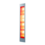 Deluxe Black UV En Infrarood Inbouwapparaat 32X187X16 cm Aluminium Mat Zwart Sunshower