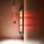 Sunshower Combi Grey UV en Infrarood Opbouwapparaat 29x144x22.8 cm Aluminium Grijs