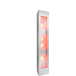 Sunshower Combi Black UV en Infrarood Opbouwapparaat 29x144x22.8 cm Aluminium Zwart