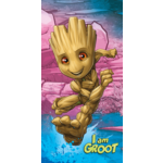 I am Groot strandlaken 70 x 140 cm