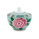 Suikerpot Humming birds blue 300ml
