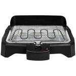 Tristar BQ-2824 Tafelgrill Elektrisch Met windbescherming Zwart