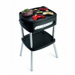 Konro RVS Yakitori Grill met ijzeren staaf 60x24x16.5cm