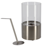Esschert Bioethanol Tafelhaard Rond RVS
