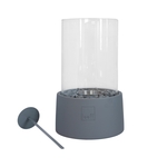 Sfeerhaard met LED verlichting - L30 x H20 cm - batterijen