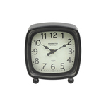 Decostar Countryfield Tafelklok Odell wit/zwart