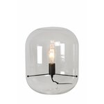 Tafellamp | Imitatiebont - Metaal | Wit - Zwart - Goud | 30x30x (h)38.5 Cm