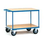 Fetra Hauptartikel 3601 Tafelwagen Staal Poedercoating Laadvermogen (max.): 400 kg Blauw, Rood