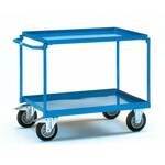 Fetra Hauptartikel 2401 Tafelwagen Staal Poedercoating Laadvermogen (max.): 500 kg Stralend blauw (RAL 5007)