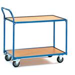 Fetra Hauptartikel 4832 Tafelwagen Staal Poedercoating Laadvermogen (max.): 400 kg Stralend blauw (RAL 5007)