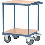Promat Tafelwagen | 2 laadvlakken L600xB600mm | duifblauw, RAL 5014 drgverm.500 kg - 9000444113 9000444113