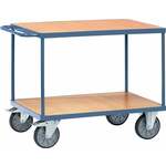 Promat Tafelwagen | 2 laadvlakken L1000xB700mm | duifblauw, RAL 5014 drgverm.600 kg - 9000444116 9000444116
