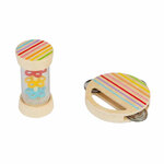 2 STUKS Orff Percussie Instrument Ouder-Kind Leermiddelen Lollipop Drum Early Education Tamboerijn Grootte: 10 Inch