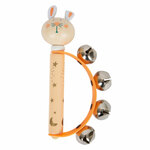 Small Foot houten baby tamboerijn dier pastel