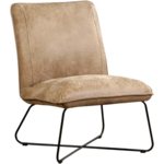 Leren fauteuil press special 218 bruin, bruin leer, bruine stoel