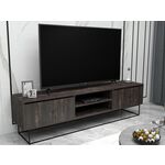 Tv-meubel ESQUINA 2 lades donkerbruin