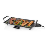 alpina Teppanyaki Bakplaat XXL - Bakplaat - 100x20cm - 2000W - Regelbare Thermostaat - Anti-Aanbaklaag - Zwart