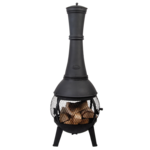 Esschert Design: Terraskachel Met Gaas - Zwart
