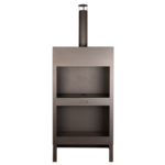 Esschert Design: Terraskachel + Houtopslag XL - Zwart