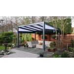 Tijdelijk 15% korting | Verasol Profiline veranda 700x350 cm polycarbonaatdak Aluminium Verasol