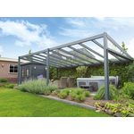 Tijdelijk 15% korting | Verasol Profiline veranda 600x250 cm polycarbonaatdak Aluminium Verasol