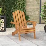Clayre & Eef Tuinstoel 76x41x71 cm Bruin Ijzer Terrasstoel Bruin Terrasstoel