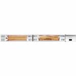 Silva Homeline 510020 Kortegolf infraroodstraler 1800 W Zilver (mat), Zwart