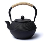 Tetsubin Gietijzeren Theepot Zwart, 1.2 Liter, Traditioneel Chinees Design