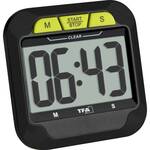 TFA Dostmann Digitaler Timer mit Stoppuhr und Wecker Timer Wit, Grijs Digitaal