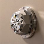 Mechanische Timer Stainless Steel Flower Creative Timer Magnetische keuken Herinnering