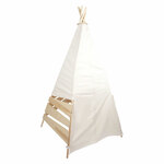 1 of 2 stoelen en tafeltje met naam en tipi tent jongen